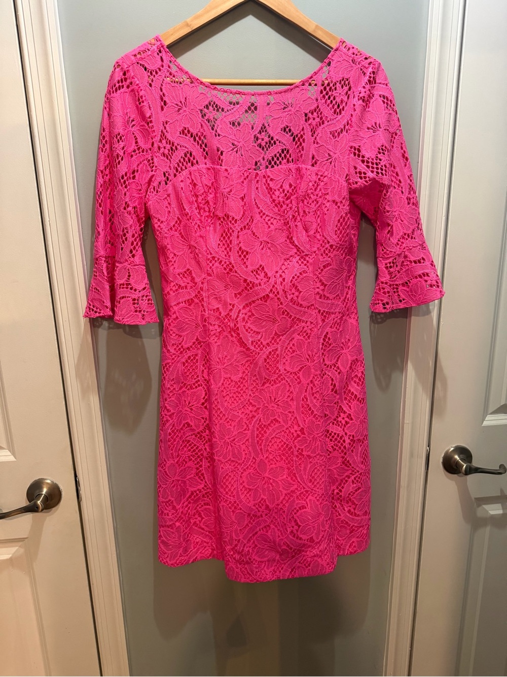 Lilly Pulitzer Allyson Dress Floral Vines Lace